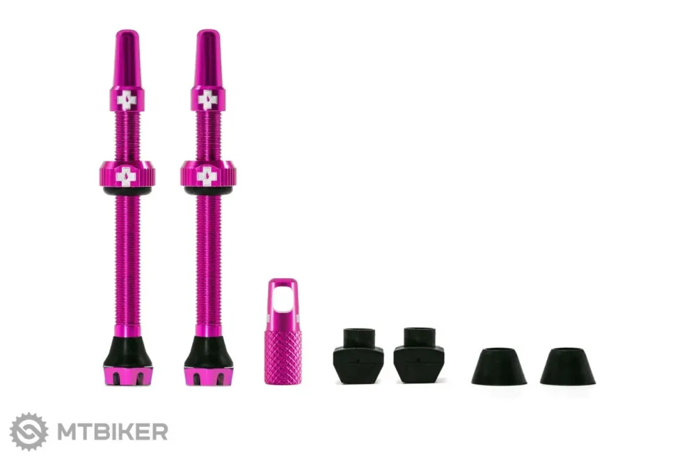 Set valve fără cameră Muc-Off, 60 mm, roz Noutate