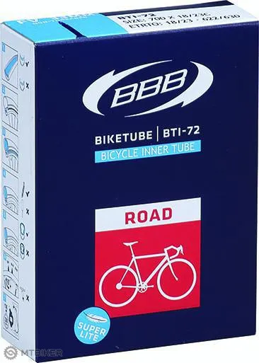 Cameră BBB BTI-72 Super Lite 700 x 20 - 28C, valvă Presta 80 mm Reducere extra