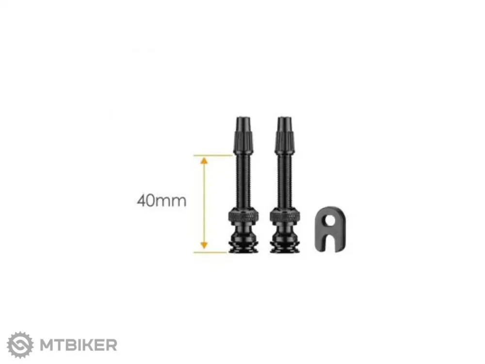 Valve CICLOVATION fără cameră, presta 40 mm, negru Ofertă specială