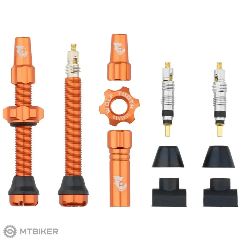 Valve Wolf Tooth fără cameră, presta 44 mm, portocaliu Reducere