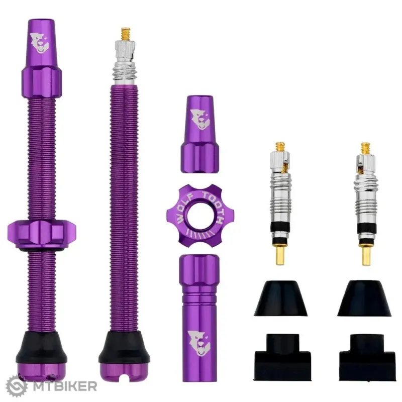 Valve Wolf Tooth fără cameră, presta 60 mm, violet Preț promoțional