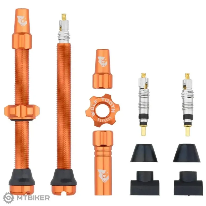 Valve Wolf Tooth fără cameră, presta 60 mm, portocaliu Ofertă de sezon