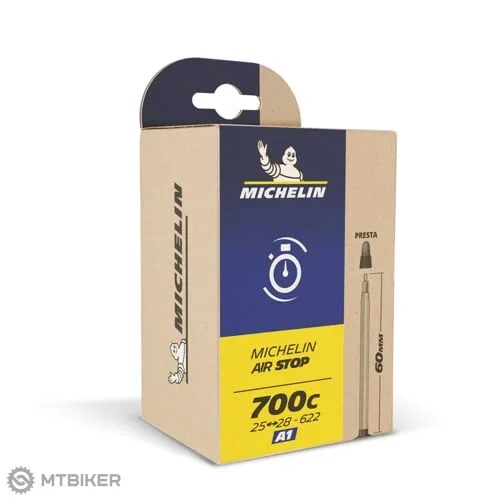 Reducere extra Cameră Michelin AIR STOP 700x18-25C, Presta, 60 mm