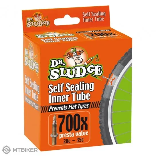Cameră Weldtite Dr.Sludge 700 x 28 - 35C, valvă Presta 60 mm Bestseller
