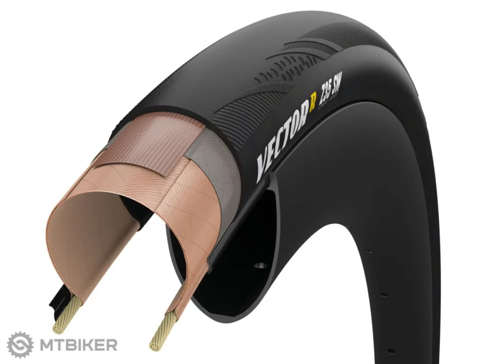 Anvelopă Zipp / Goodyear Vector Z35 SW 700x35C, TLR, kevlar - UNI Cel mai vândut