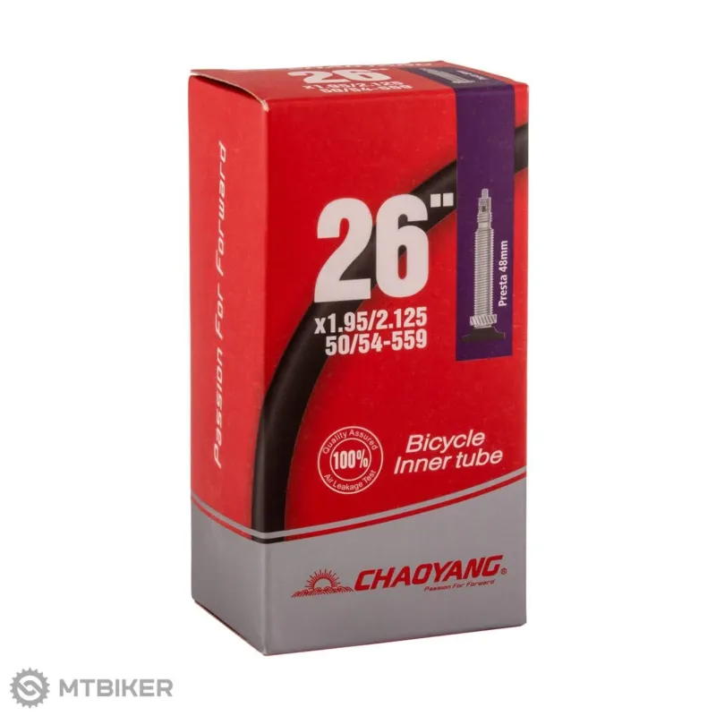 Cameră Chaoyang 26x1.95-2.125, valvă Presta 48 mm Transport gratuit