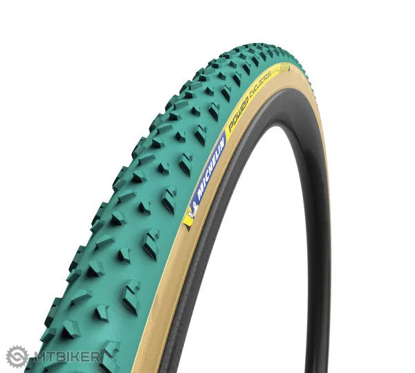 Ofertă limitată Galuska Michelin POWER CYCLOCROSS MUD 700x33C, kevlar, albastru/maro
