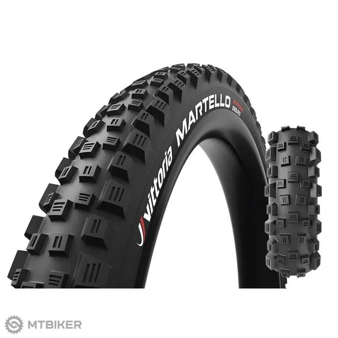 Plášť Vittoria Martello 27.5x2.4" G2.0 Enduro, kevlar, full black Ofertă de sezon