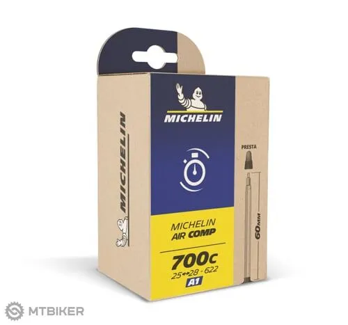 Preferatul clienților Cameră Michelin AIR COMP ULTRALIGHT 700x18-25C, valvă Presta 48 mm