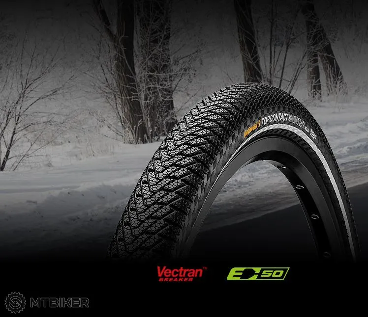 Transport gratuit Anvelopă Continental Top Contact Winter Premium MTB 27.5x2.0", kevlar - 27.5x2.0