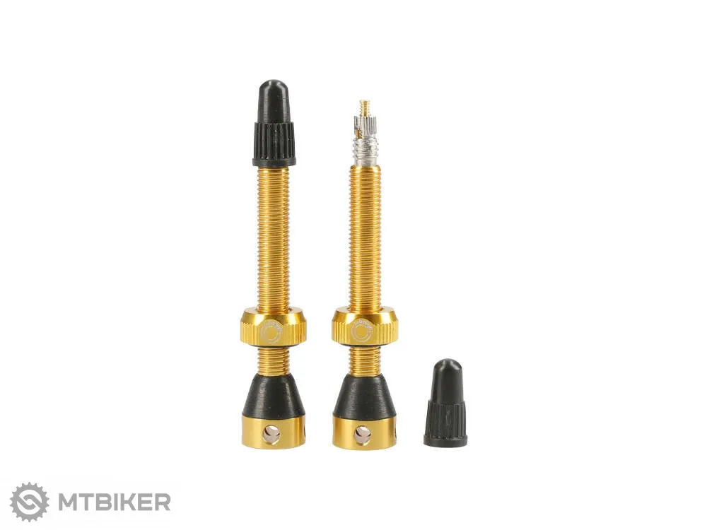 Ultima șansă Valve Tubolight tubeless, 50 mm, auriu