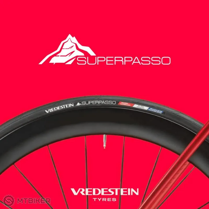 Anvelopă Vredestein SUPERPASSO 32-622, negru, kevlar Livrare gratuită