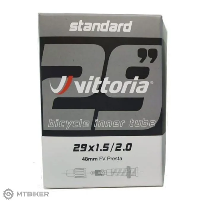 Cameră Vittoria Standard 29"x1.5-2.0", valvă Presta 48 mm Ofertă de sezon