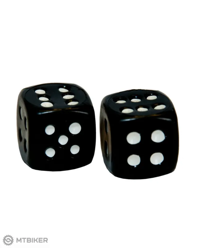 Ieftin Capace pentru ventil auto Weldtite, 2 buc, black dice