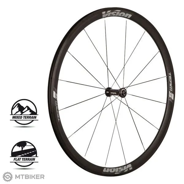 Discount Set roți Vision Team35 COMP SL 28", QR, frână pe jantă