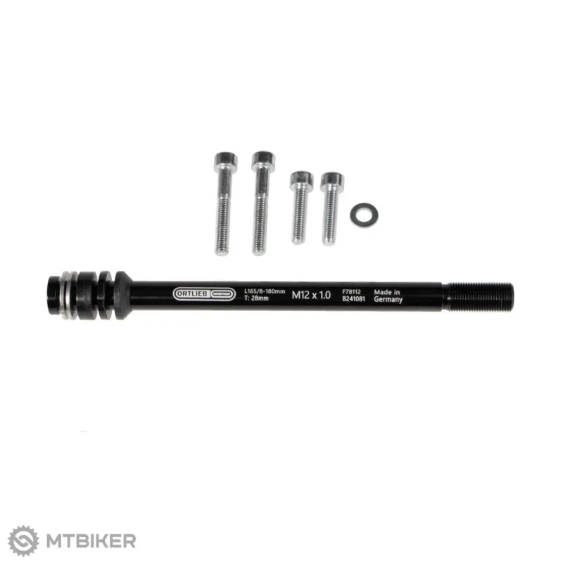 Ax ORTLIEB Thru Axle M6-Connector pentru ORTLIEB QUICK-RACK - M12 x 1.0 mm Ofertă
