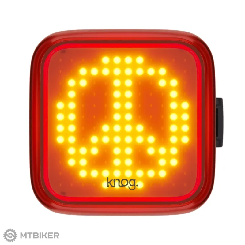 Lumină spate Knog Blinder Black, peace Ofertă de sezon