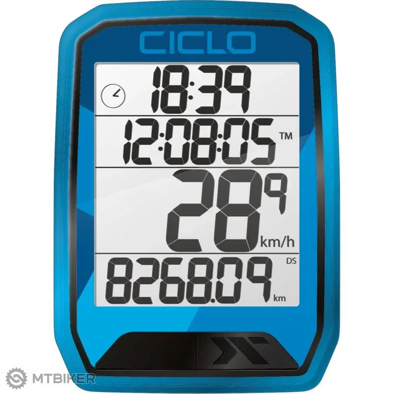 Preț redus Ciclocomputer CICLO PROTOS 113, albastru