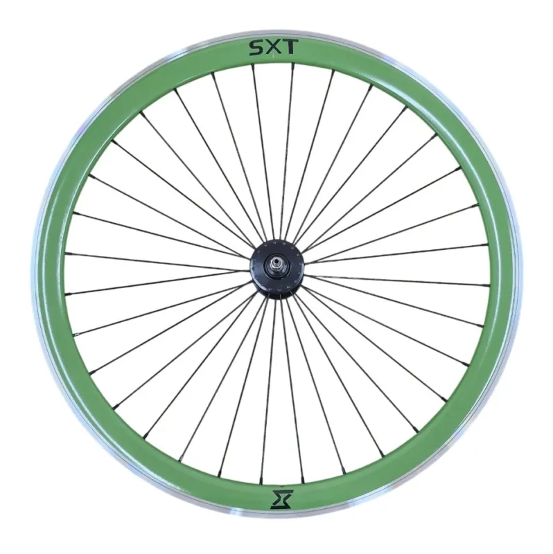 Noutate Roata Fata Single Speed/Fixie SXT 700-32H 40 mm Verde