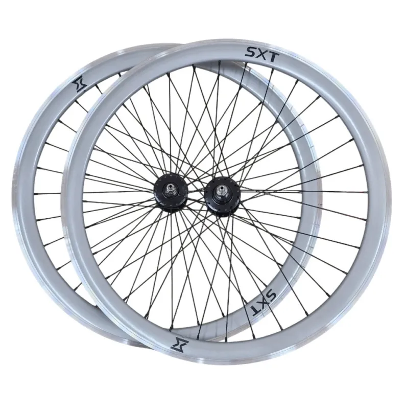 Preț promoțional Set Roti SXT Single Speed/Fixie 700-32H 40 mm Silver