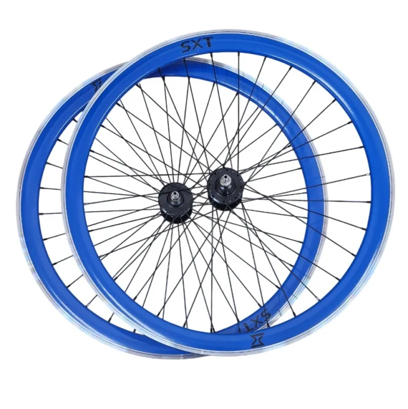 Set Roti Single Speed/Fixie SXT 700-32H 40 mm Albastru Cumpărături sigure