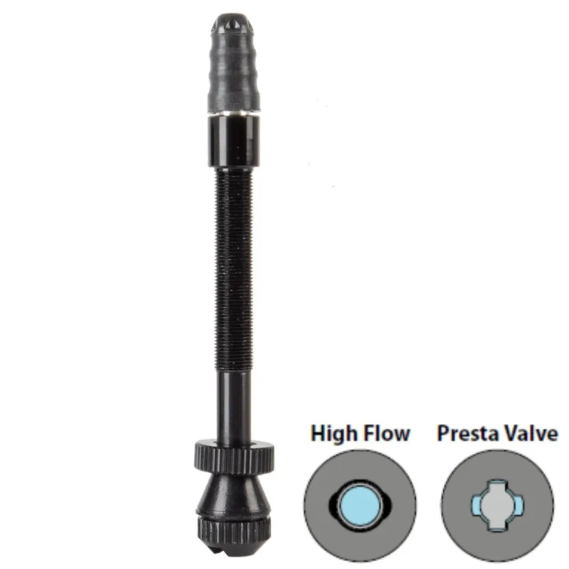 Valva Tubeless SXT Aluminiu 29-50mm Negru High Flow(1 buc) Ofertă