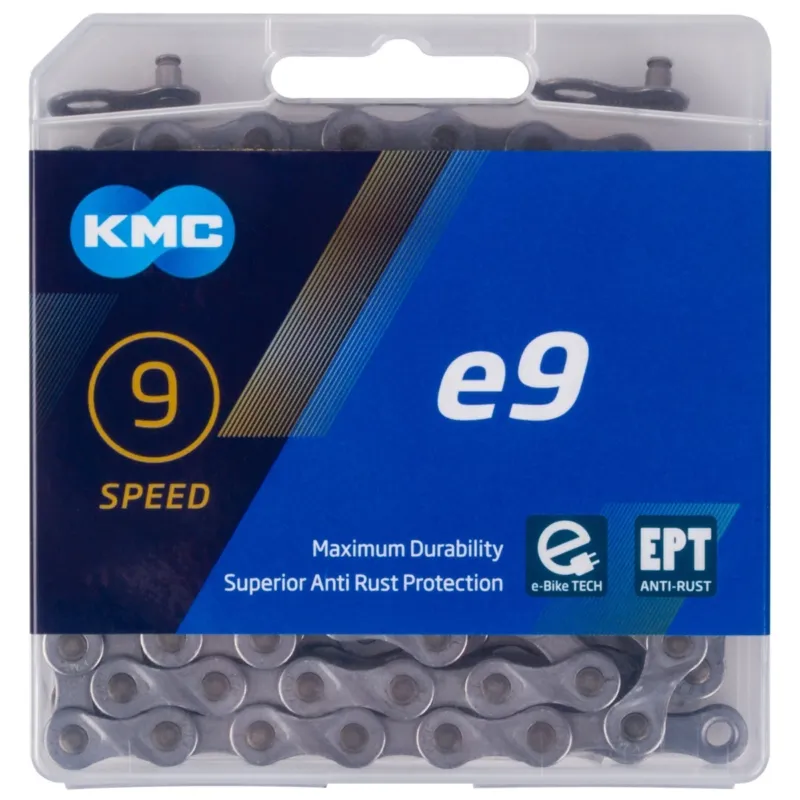 Ultima șansă Lant KMC e9 EPT 9v 136 zale Silver E-Bike