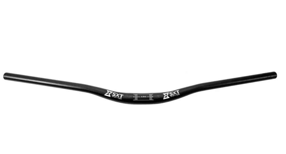 Comandă acum Ghidon Aluminiu MTB SXT 31.8 - 580 mm Negru Matt
