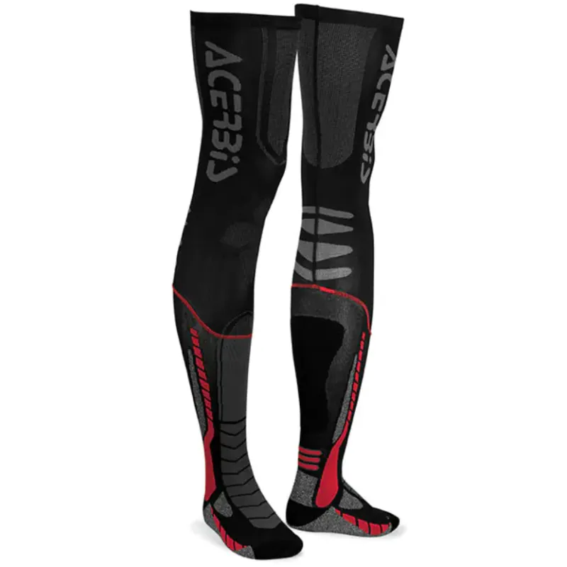 Șosete motocross / bicicletă ACERBIS X-LEG PRO BLACK/RED - L/XL Ieftin