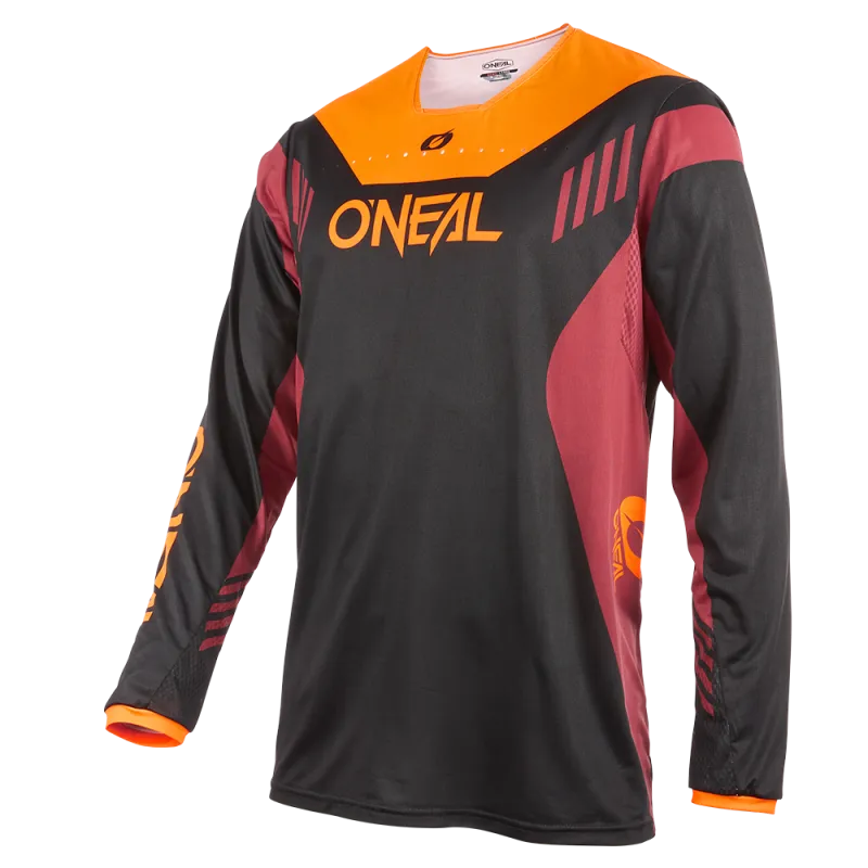 Ultima șansă Bluza ciclism O'NEAL ELEMENT FR HYBRID V.22 BLACK/RED/ORANGE - M