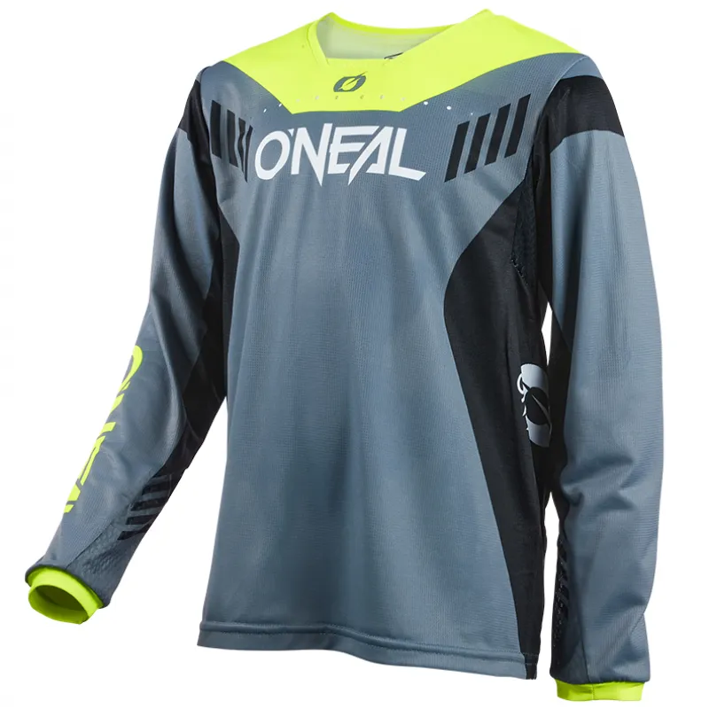 Bluza ciclism pentru copii O'NEAL ELEMENT HYBRID V.22 GRAY/NEON YELLOW - XL- 13-14 ani Bestseller