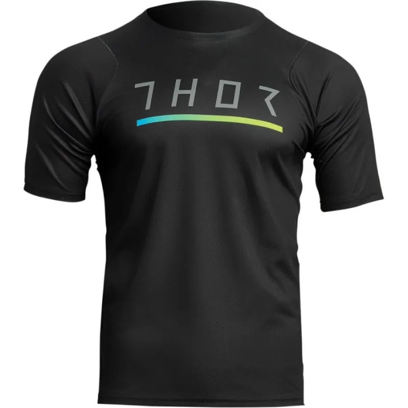 Ofertă Bluza ciclism Thor assist caliber short sleeve, Negru - S