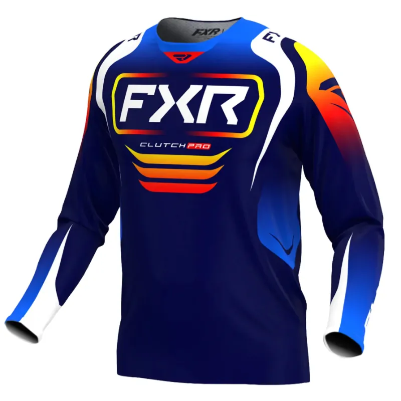 Bluza motocross FXR CLUTCH MX25 NAVY INFERNO - M Nu rata