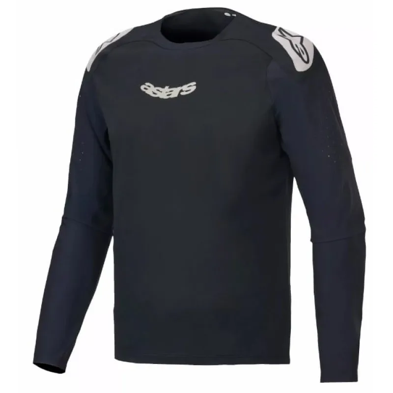 Ofertă de sezon Bluza de ciclism ALPINESTARS LS A-ARIA POLARTEC ELITE BLACK - XXL