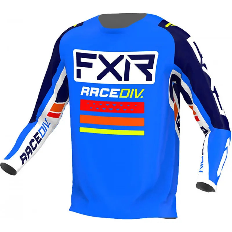 Bluza motocross FXR CLUTCH PRO MX22 COBALT BLUE/WHITE/NAVY - XXL Cel mai bun preț