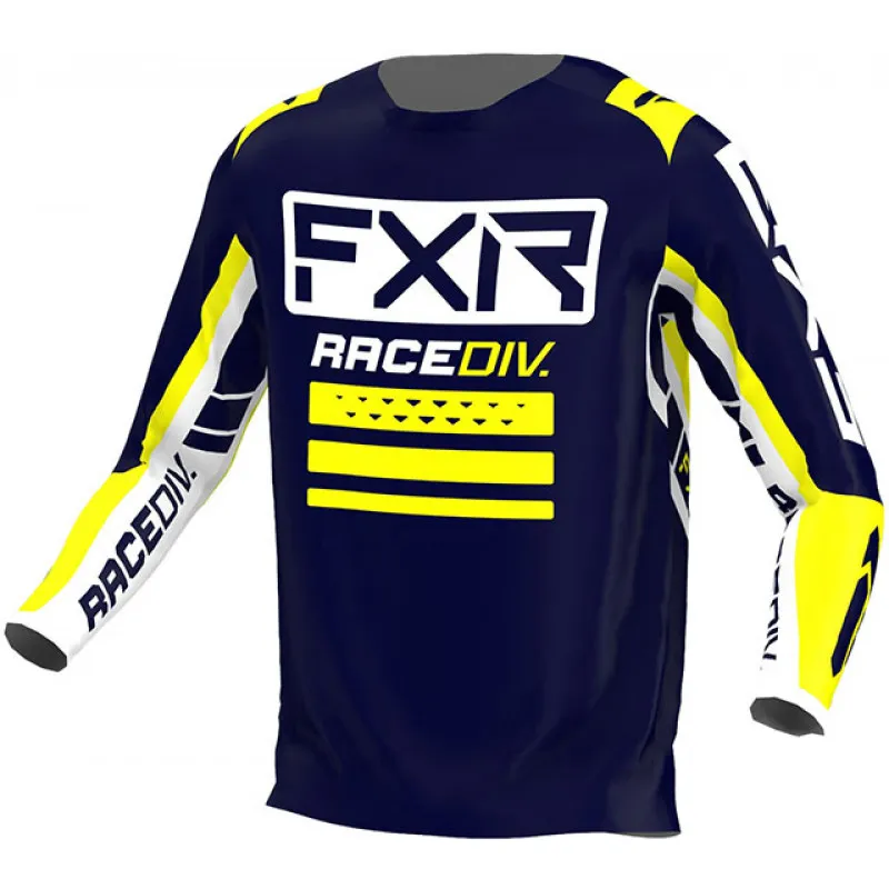 Bluza motocross FXR CLUTCH PRO MX22 MIDNIGHT/WHITE/YELLOW - S Ofertă limitată
