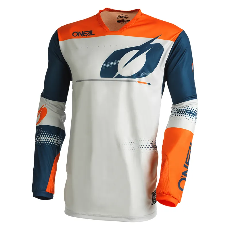 Bluza motocross O'NEAL HARDWEAR HAZE V.22 BLUE/ORANGE - XL Livrare gratuită