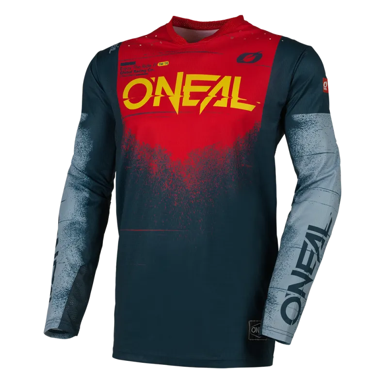 Bluză motocross O'NEAL HARDWEAR SWIPE NAVY BLUE/RED - S Retur ușor