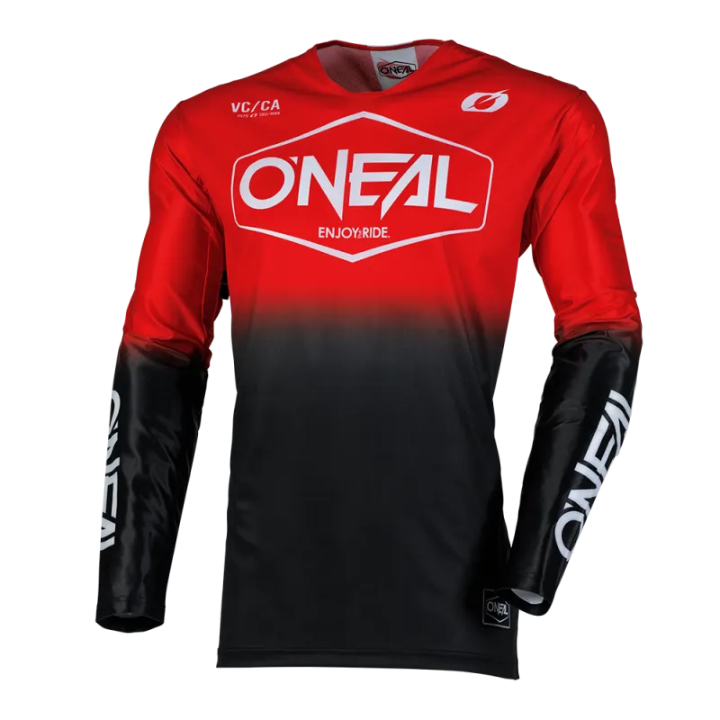 Bluza motocross O'NEAL MAYHEM HEXX BLACK/RED V.25 - L Promoție