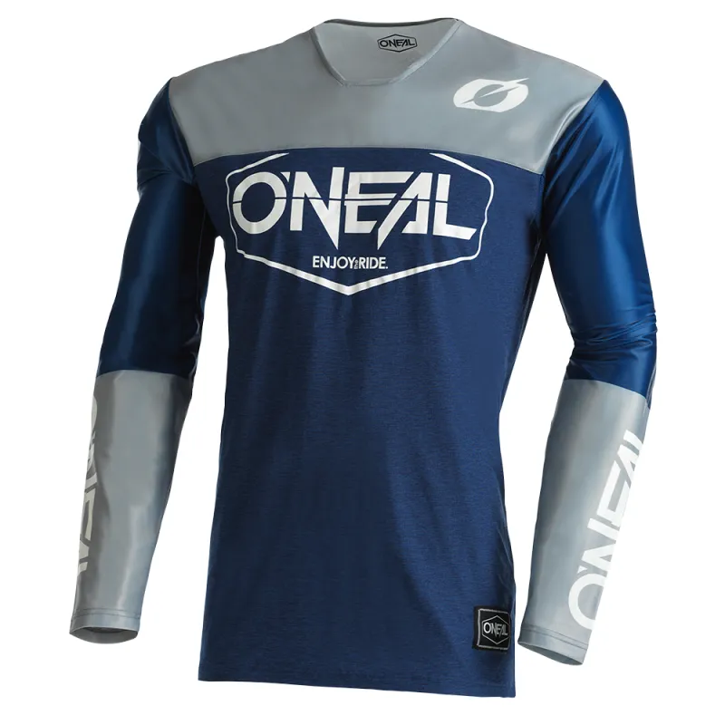 Bluza motocross O'NEAL MAYHEM HEXX V.22 BLUE/GRAY - S Preț redus