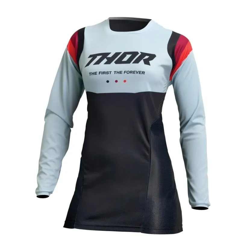 Cumpără acum Bluza motocross pentru femei Thor women's pulse rev, Negru/Albastru - S