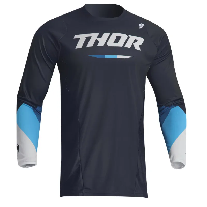 Bluza motocross Thor pulse tactic, Albastru - L Chilipir