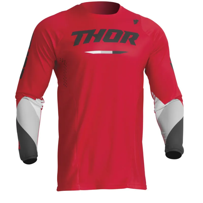 Reducere extra Bluza motocross Thor pulse tactic, Rosu