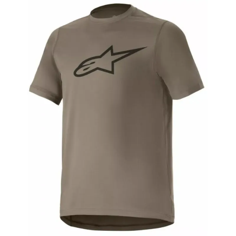 Tricou pentru ciclism ALPINESTARS SS A-DURA BROWN - L Transport gratuit