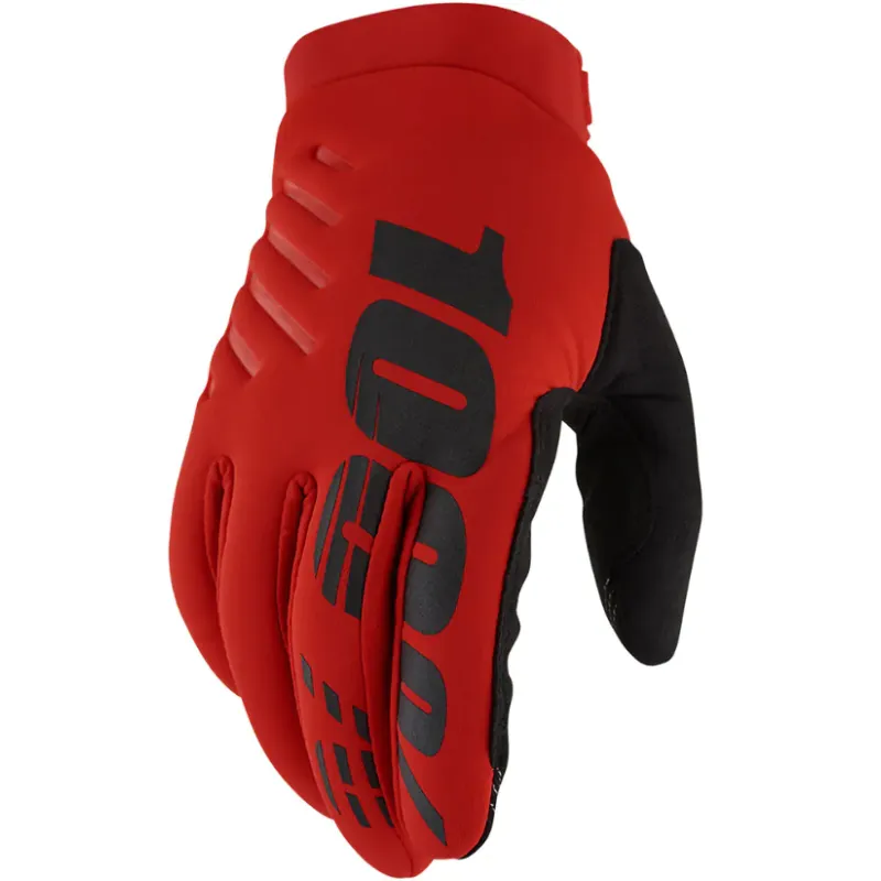 Manusi motocross 100% BRISKER 23 RED - Mărime: XXL Ofertă limitată