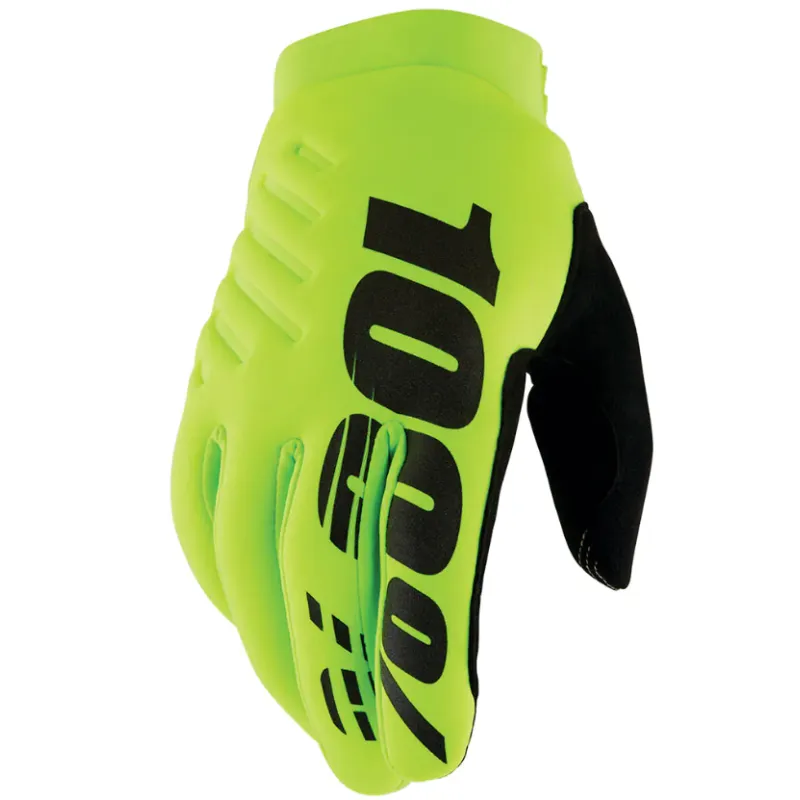 Noutate Manusi motocross 100% BRISKER 23 YELLOW - Mărime: M
