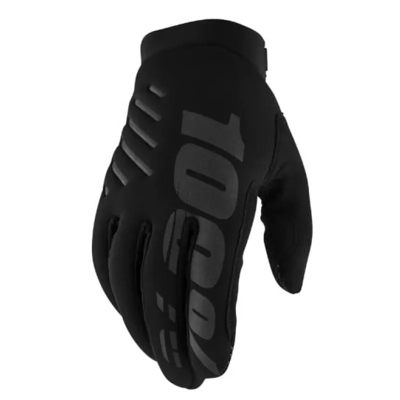 Manusi motocross 100% BRISKER BLACK - Mărime: XL Super ofertă