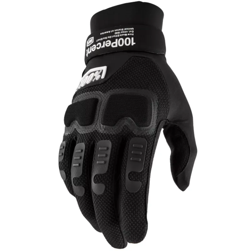 Manusi motocross 100% LANGDALE BLACK - Mărime: XL Preț redus