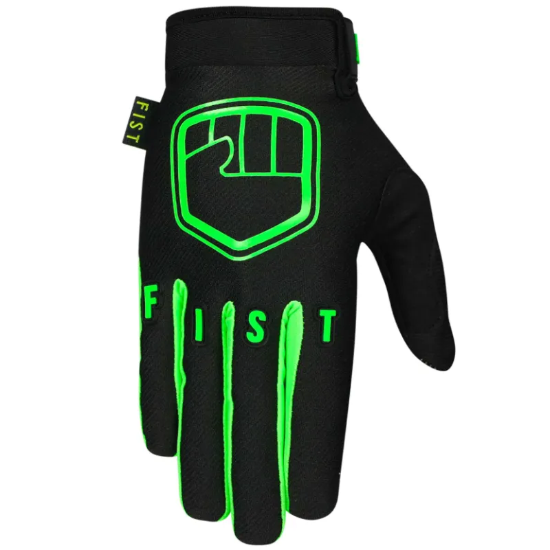 Livrare expres Manusi motocross FIST FLURO GREEN - Mărime: XL