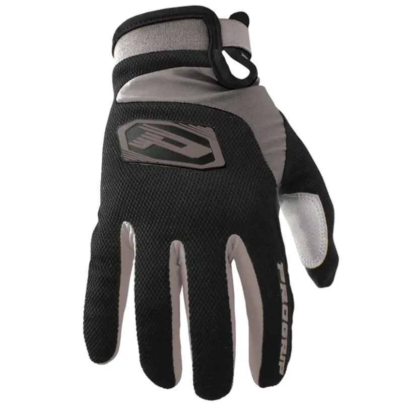 Manusi motocross PROGRIP 4010 GREY/BLACK - Mărime: M Reducere